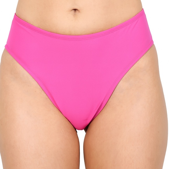 Ellen Tracy Vibrant Pink Bikini Bottom - Picture 1 of 4